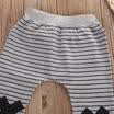 Striped Infant Baby Boys Girls Bottoms Monster Harem Pants Leggings Trousers UK