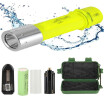LED Diving Flashlight Submarine Light Scuba Safety Waterproof Underwater Torch Lamp for Outdoor Under Water Sports