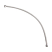 MEJUE Z-4409 stainless steel wire braided water hose four-point interface hot&cold water inlet&outlet pipe double-headed tube a 100cm