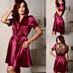 Sexy Lace Floral Robe women bride robe Dressing Gown Bride Wedding kimono robe