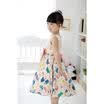 Children Kids Girls Crew Neck Sleeveless Bowknot Wedding Party Princess Dress