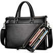 Golf GOLF fine first layer of leather men&39s bag business briefcase large-capacity men&39s handbag package package T599102 brown