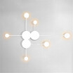 Baycheer HL484424 24W High Bright Warm Light 6-LED Round Wall Sconce with Acrylic Lens in White