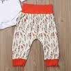 Toddler Infant Baby Girls Long Sleeve Playsuit Romper Cotton Trousers Leggings