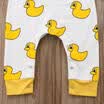 UK Newborn Baby Boy Girl Yellow Duck Cotton Romper Jumpsuit Outfit Clothes 0-24M