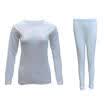 Mens Womens Autumn 2 Pieces TopsPants Thermal Leggings Long Pajamas Sleepwear