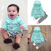 UK Newborn Toddler Baby Boy Girls Outfits Hoodie Tops T-shirtPants Clothes Set