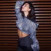 Womens Fashion Cropped Sweatshirt Hoodie Pullover Jumper Casual Top Sweater