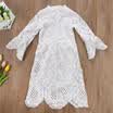 Toddler Baby Kids Girls Dress Toddler Princess Party Lace Summer Floral Dresses