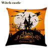 Happy Halloween Cotton Linen Home Decorative Throw Pillow Case Cushion Cover New