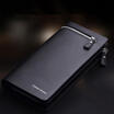 MENS LUXURY SOFT QUALITY LEATHER WALLET CREDIT CARD HOLDER PURSE BLACK UK SELL