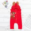 US Stock Newborn Baby Girl Boys Christmas Jumpsuit Bodysuit Romper Zipper Outfit