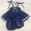 Cute Kids Baby Girls Summer Top Vest SkirtShorts Pocket Bloomers Outfits Set