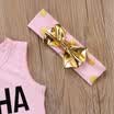 Kids Baby Girl Toddler Summer Top T-shirt Vest Pants Shorts Clothes Outfits Set