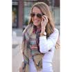 New Women Mans Large Tartan Scarf Wrap Shawl Neck Stole Warm Plaid Pashmina