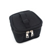 Fashion Portable Travel Storage Bag Essential Oils Carrying Case Protecting Bag Zipper Closure 16 Bottles Design Velvet Bag