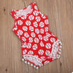 US Summer Newborn Baby Girl Cotton Romper Bodysuit Jumpsuit Sunsuit Clothes 0-2T