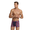 Playboy PLAYBOY 5274 Men&39s underwear Male flat pants increase youth breathable waist four corners underwear Male 1 piece Blue red grid XXL
