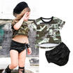 2PCS Toddler Infant Baby Girl Kids Clothes Short Sleeve T-Shirt TopPants Outfit