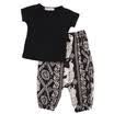 2PCS Toddler Kids Baby Boy Girl Outfit T-shirt Tops Dress Long Pant Clothes Set