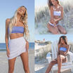 US Women Push-up 2 Pieces Bikini Set Swimwear Bra Bandage Swimsuit Bathing Suit