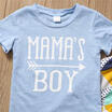 Newborn Infant Baby Kid Mamas Boy T-shirt Long Pants Outfits Clothes Playsuit C