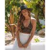 Women Lace Floral Sheer Bralette Triangle Unpadded Bra Crop Top Strappy Lingerie