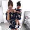 UK Women Mother Daughter Matching Floral Dress Summer Girl Dress Clothes Outfits