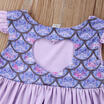 Kids Baby Girls Mermaid Sequins Tops Blouse Dress Long Pants Outfits Clothes Set