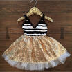Summer Infant Vestido Bebé Niña Lentejuelas Encaje De Fiesta Tutú Verano Ropa