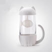 Lovely Glass Cup Tea Mug Fish Monkey Tea Infuser Strainer Filter Container Gift