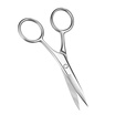 Beard Mustache Scissor Stainless Steel Eyebrow Nose Hair Shaver Trimmer Shear Mini Beauty Scissor