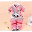Kids Baby Girls Toddler Rabbit Hoodie Jumpers Tops Pants Trouser Suit Outfit