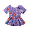 Baby Infant Toddler Kids Girl Pumpkin Party Tutu Dress Fancy Halloween Outfits