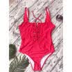 Womens One-Piece Bandage Bikini Push Up Padded Bathing Swimsuit Swimwear Tops
