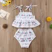 Summer Newborn Infant Baby Girls Arrow Tops Dress Shorts Panties Clothes Outfits