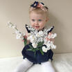 Cute Newborn Baby Kids Girls Lace Floral Jumpsuit Romper Bodysuit Outfit Clothes