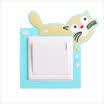 Cat Sticker Light Switch Stick Kids Nursery Room Wall Decal Cute Childrens Art