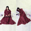 Supper Home Winter Warm Fleece Snuggie Blanket Robe Cloak With Sleeves
