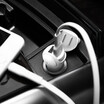 BSQC - 01 Adorkable Fast Car Charger Double USB Output 5V 3A Fireproof ABS Car Charger