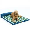 Huaopeng pet hoopet fresh striped kennel all removable wash Teddy gold in the large dog beauty by pet bed L