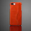 New iPhone7Plus Mobile Phone Back Shell Top Layer Leather Card Leather Back Cover