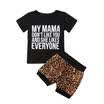 Toddler Summer Baby Kid Boy Letter T-shirts TopShorts Pants Trousers Outfits US