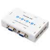 Shanze SAMZHE SZ-411B 4-port KVM switch manual USB20 interface mouse&keyboard multi-computer VGA switch monitor share with the original line