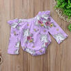 Newborn Baby Girl Cute Unicon Romper Jumpsuit Bodysuit Playsuit Clothes US Stock