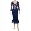 UK Natasha Lyonne Womens Lace Formal Evening Party Bridesmaid Long Maxi Dress