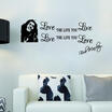 Bob Marry Word Wall Sticker Vinyl Decal Removable Home Room Decor Art Lettering