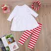 Toddler Baby Girls Outfits Clothes T-shirt Top DressLong Pants Xmas Clothes Set