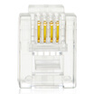 Sanba SANBAO high-quality 6P4C phone crystal head 50 bag JACK gold-plated shrapnel high-quality flame retardant materials contact transmission perfor Sanba SANBAO high-quality 6P4C phone crystal head 50 bag JACK gold-plated shrapnel high-quality flame retardant materials contact transmission perfor