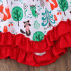 Kids Toddler Baby Girl Christmas Dress T-Shirt TopsHeadband Outfits Clothes Set